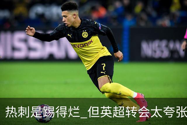 热刺是踢得烂 但英超转会太夸张了 不认识的人都能卖几千万
